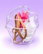 Heart-Shaped Decorated Jumping Spider Sling Enclosure