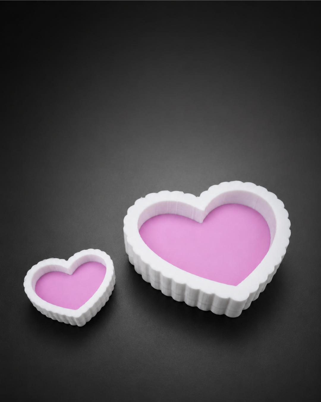 Lace Coquette Heart Water Dish | Terrestrial Tarantula Water Bowl