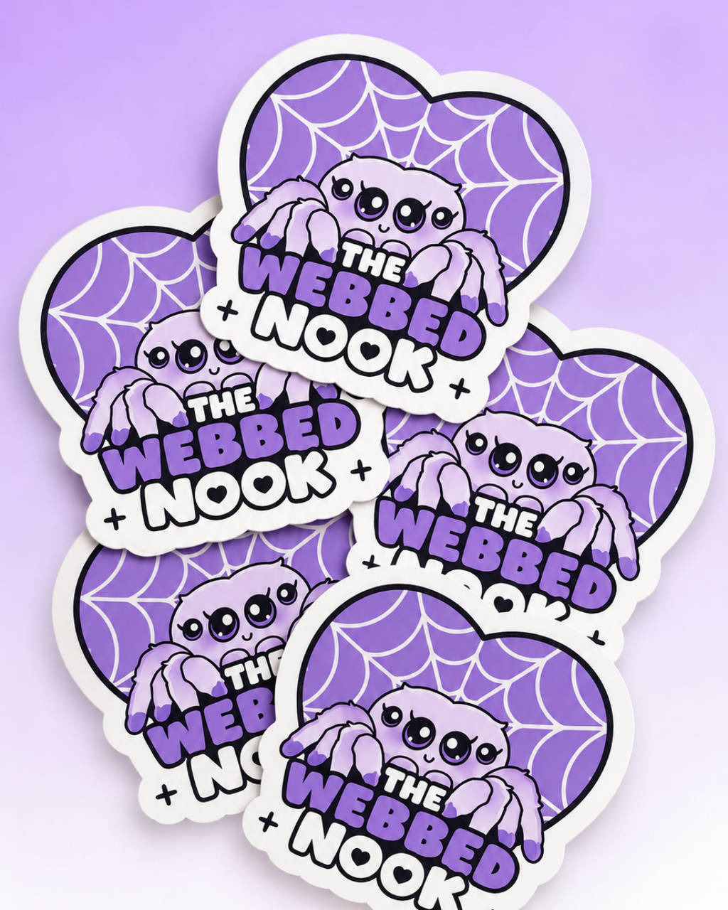 The Webbed Nook™ Logo Sticker