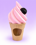 Magnetic Ice Cream Hide for Jumping Spiders
