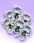 The Webbed Nook™ Black Widow Sticker