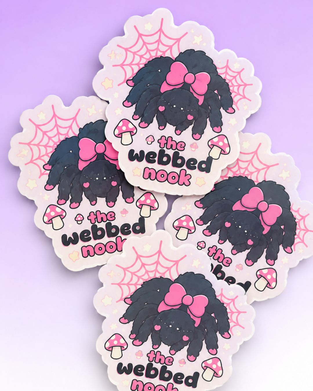 The Webbed Nook™ Avicularia Avicularia Kawaii Sticker