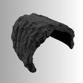 Naturalistic Rock Tarantula Hide – 3D Printed Terrestrial Spider Hide