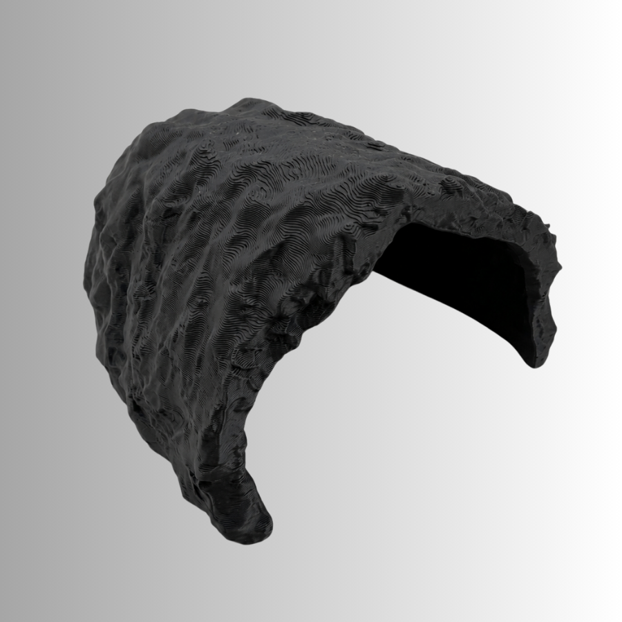 Naturalistic Rock Tarantula Hide – 3D Printed Terrestrial Spider Hide