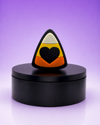 Magnetic Candy Corn Heart Jumping Spider Hide