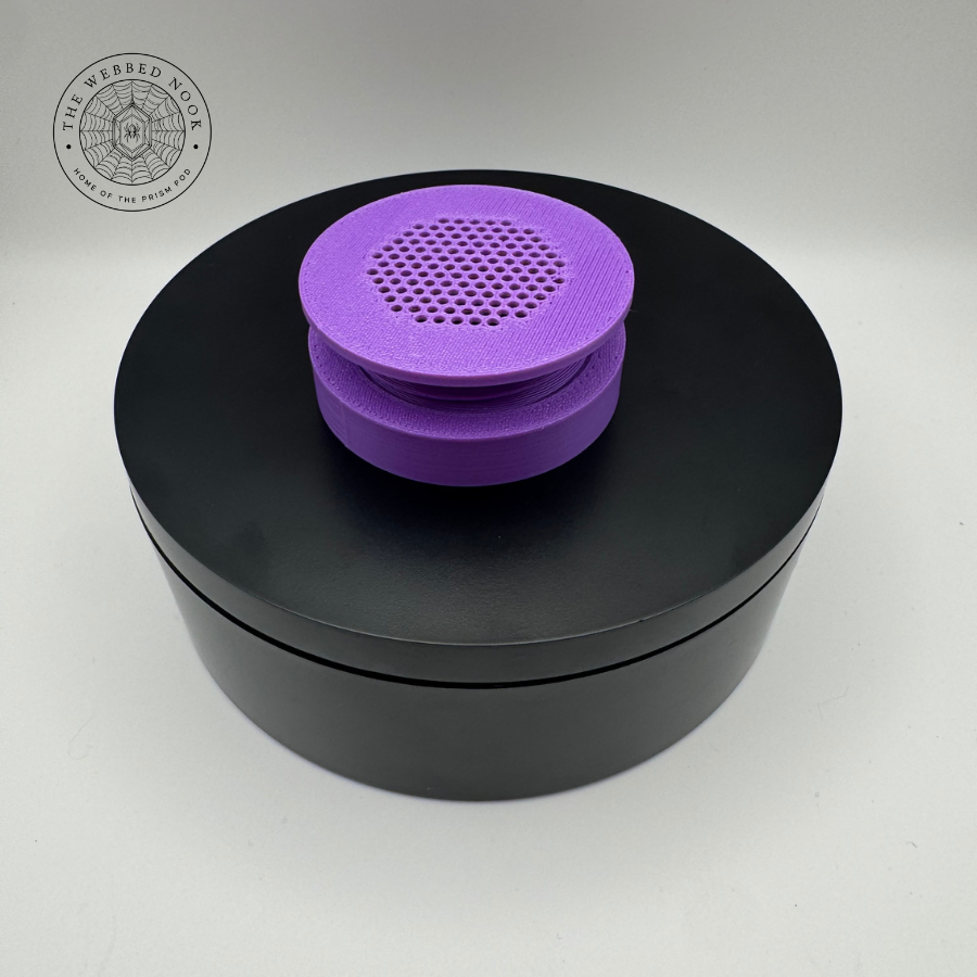 3D Printed Screw-On Enclosure Vent | Ventilation Insert for Spider, Reptile, Isopod & Insect Habitats