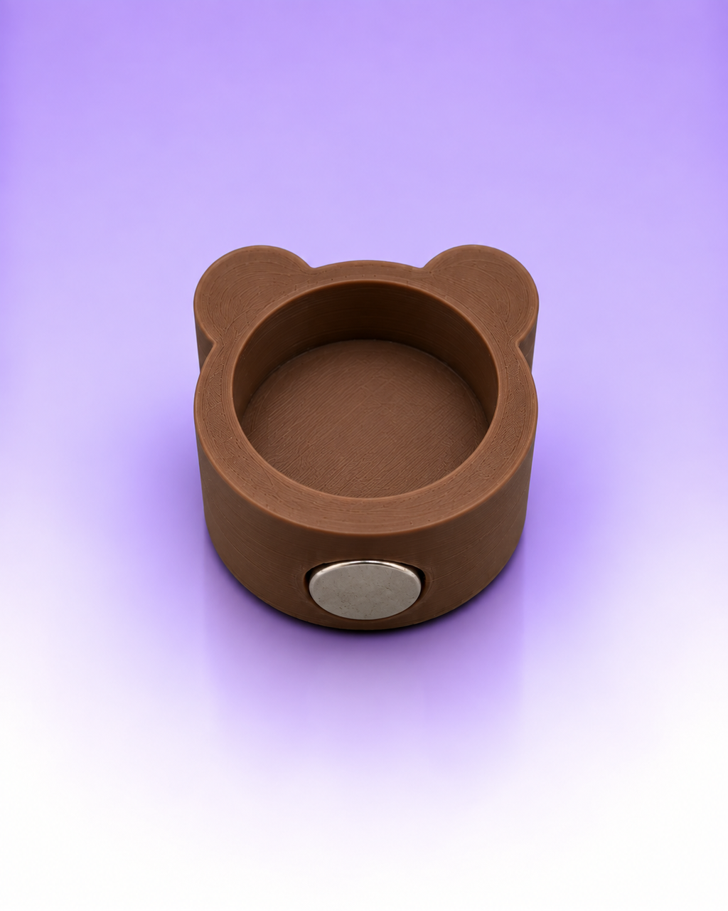 Magnetic Teddy Bear-Shaped Jumping Spider Feeding Dish