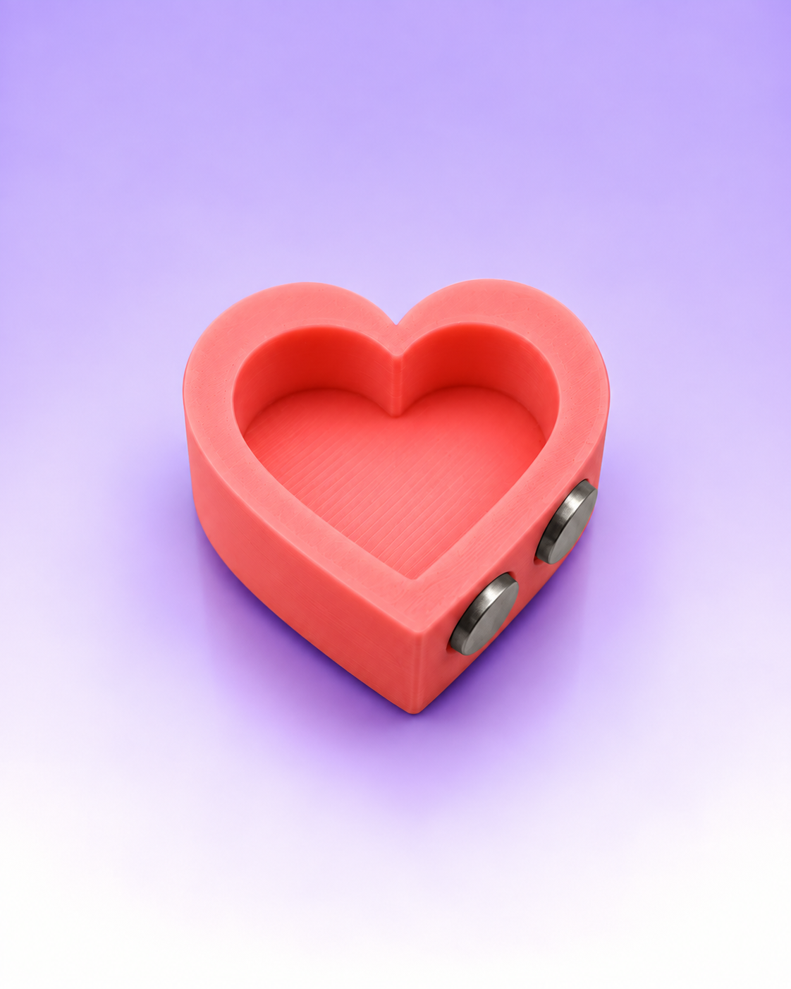 Magnetic Heart-Shaped Jumping Spider Feeding Dish