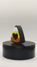 Magnetic Candy Corn Heart Jumping Spider Hide
