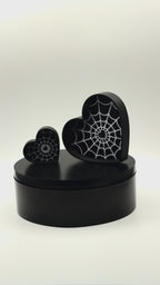 Spiderweb Heart Water Dish