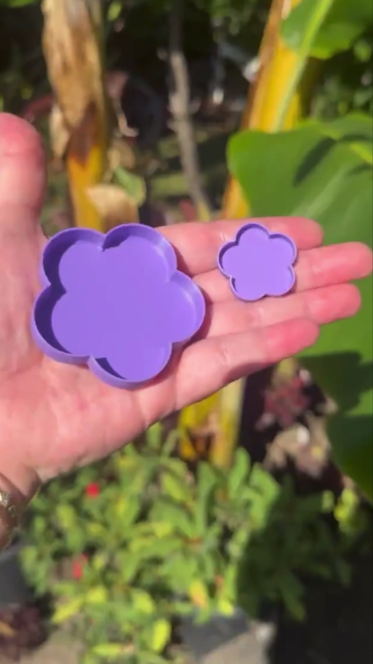 Flower-Shaped Water Dish