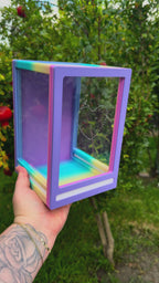 Custom Color 5×5×8" Jumping Spider Enclosure